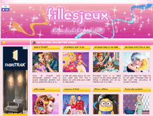 Tablet Screenshot of fillesjeux.com